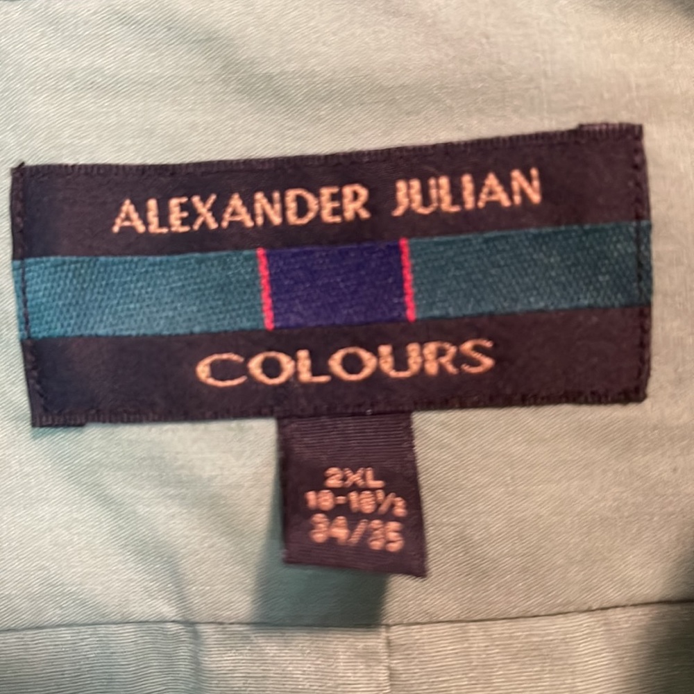 Mens Alexander Julian dress shirt. 2XL - Picture 2 of 2